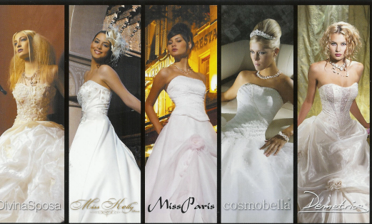 http://www.auroyaumedumariage.com/Dmtrios, Cosmobella, Divina Sposa, Miss Kelly, Miss Paris